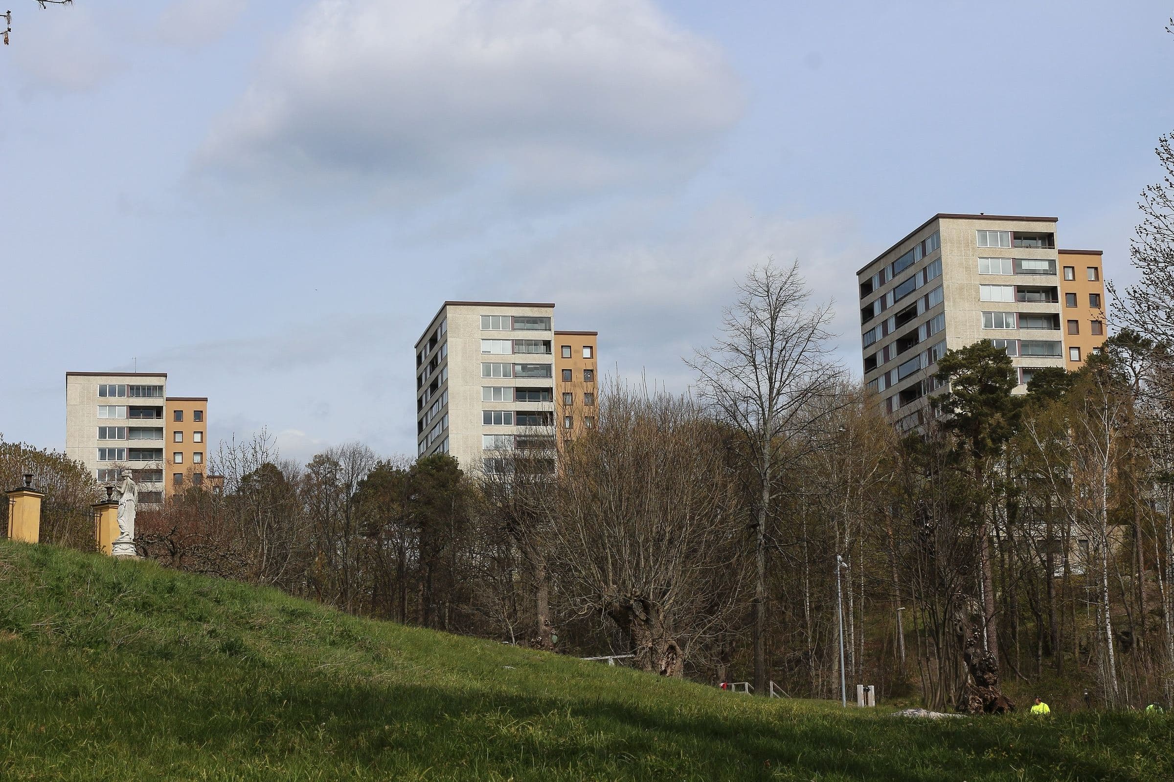 Bostadshus på Wiboms väg i Huvudsta